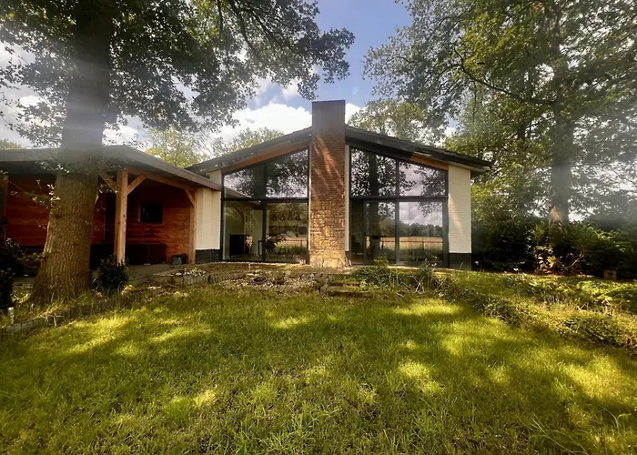 בית נופש Luxe Recreatiewoningen Midden In Bosrijke Omgeving